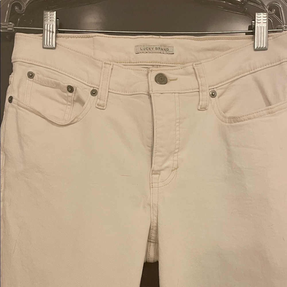 Lucky Women's White Skinny Jeans  8/29